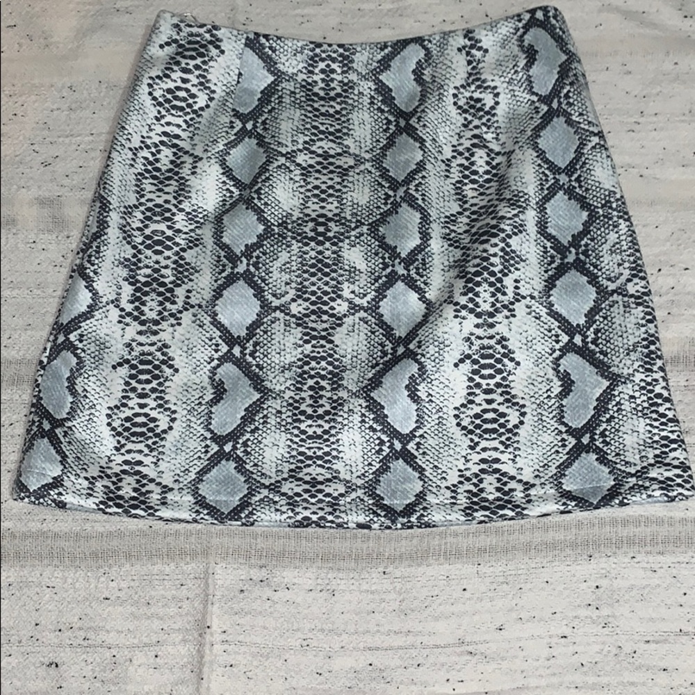 Snake skin skirt
